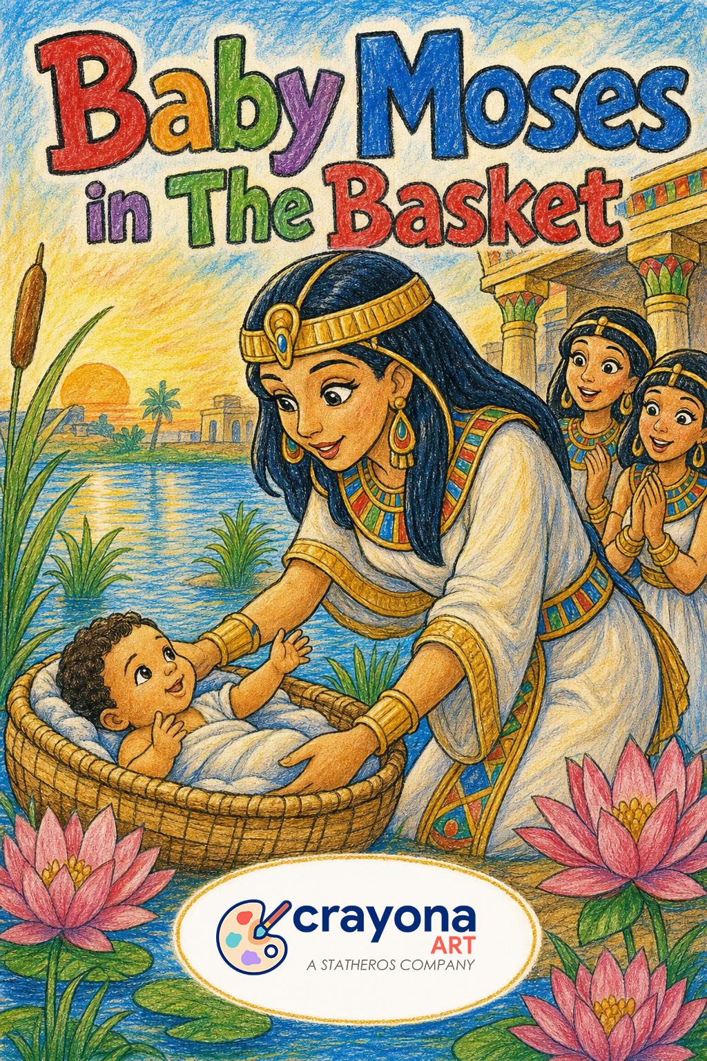 Baby Moses in The Basket