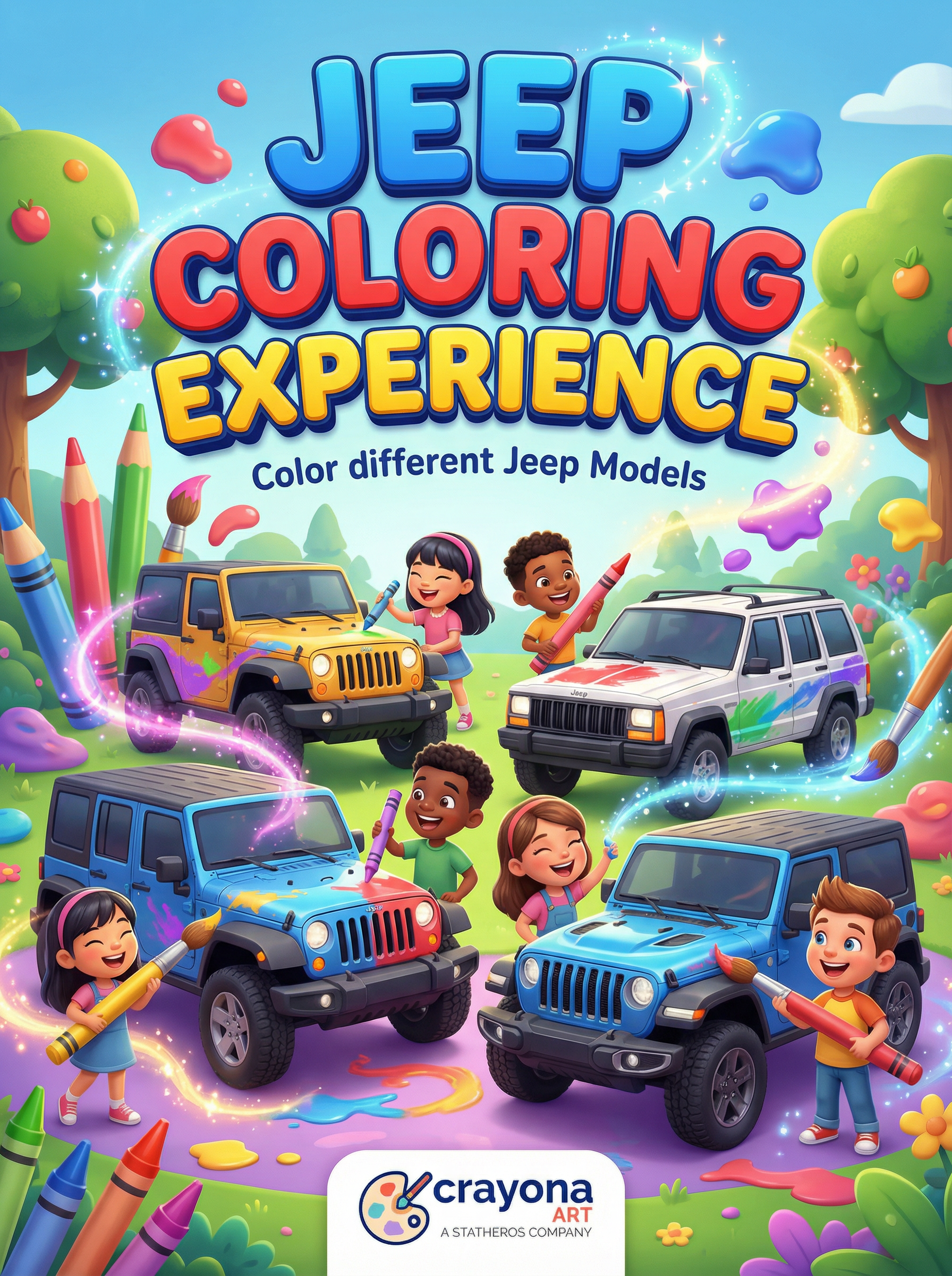 Jeep Coloring Experience